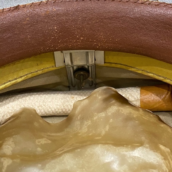 AUTHENTIC VTG MILITARY HAT WITH AUTHENTIC EMBLEMS - Picture 9 of 11